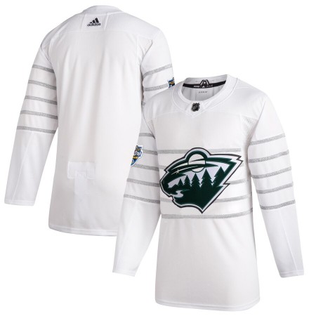 Minnesota Wild Blank Wit Adidas 2020 NHL All-Star Authentic Shirt - Mannen
